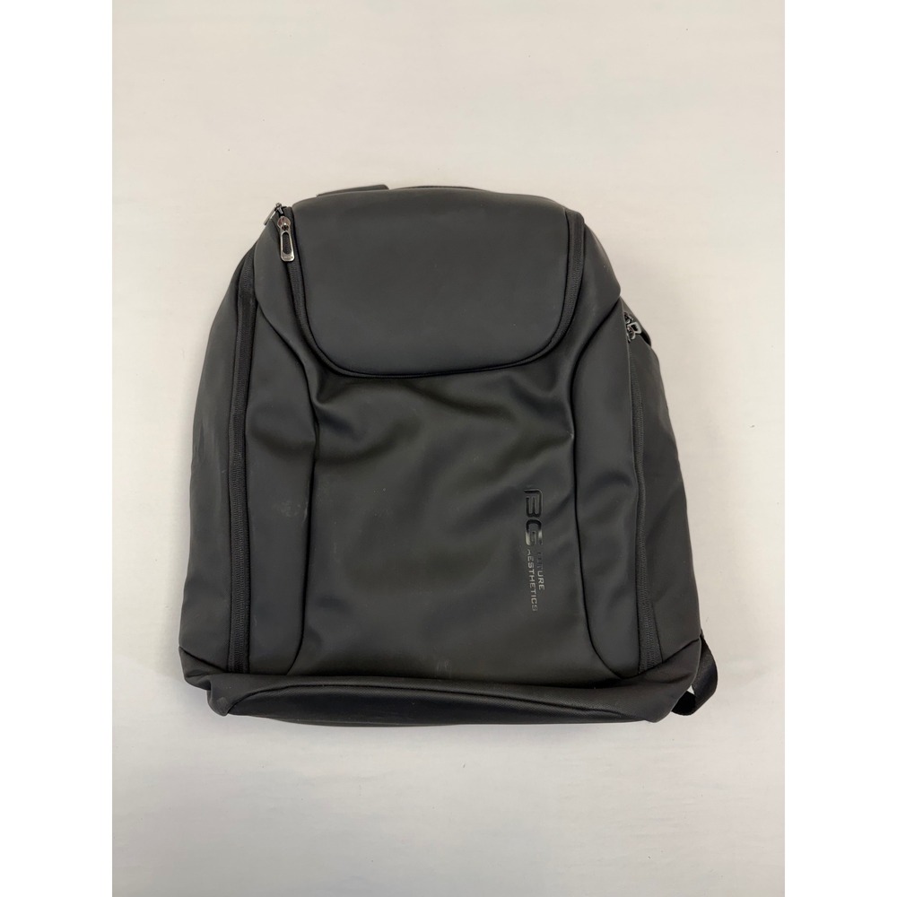 BANGE Future Aesthetics Black Backpack Water‎ Resistant Travel School Laptop Bag